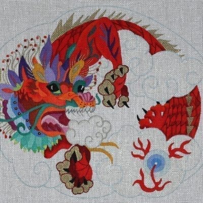 Chinese New Year Red Dragon
