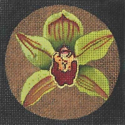Orchid Coaster - Green