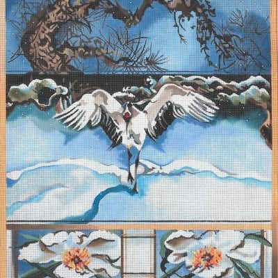 Japanese Snow Crane / Pine Bough