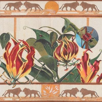 African Gloriosa Lily / Lion Border