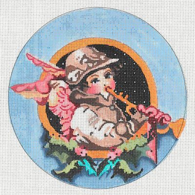 Angel Blowing Trumpet Ornament