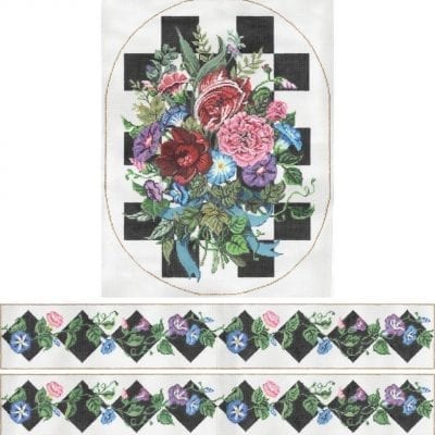 Royal Bouquet Footstool