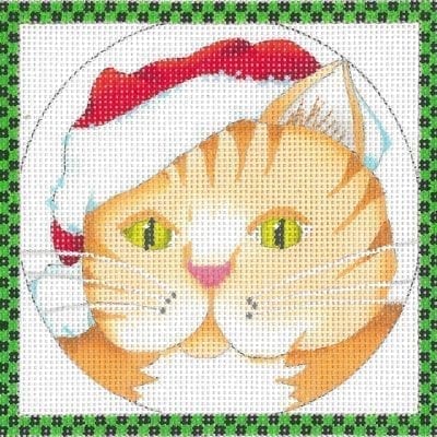 Cat Ornament - Santa