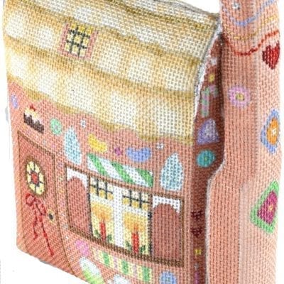 Holiday Spirit Village - Thatched House And Chimney