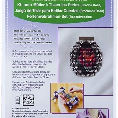 Beading Loom Kit (Rose Brooch)