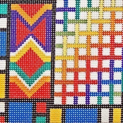 Mondrian Geometric Cosmetic Bag