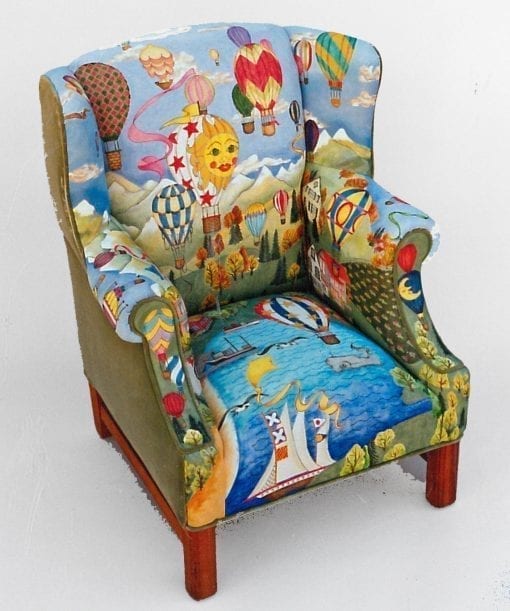 childs wingback chair