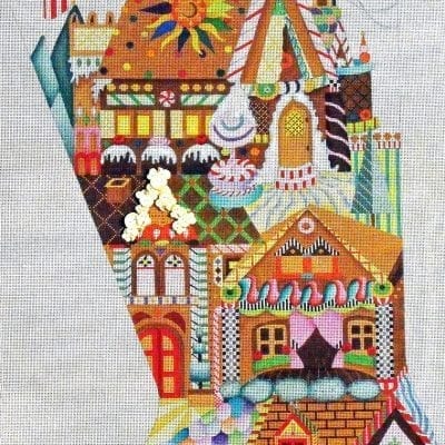 Gingerbread Village Stocking