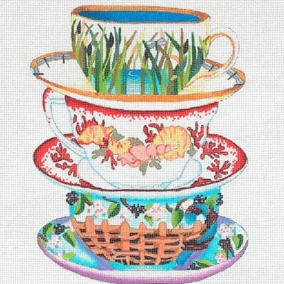 Collector's Tower Of Teacups