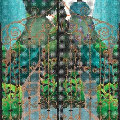 Topiary Garden Art Nouveau