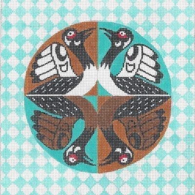 First Nation Moon Shadow Loons