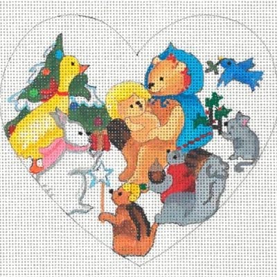 Creatures Heart Christmas Ornament