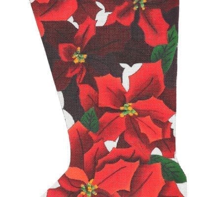 Noel Poinsettias Stocking