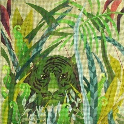 Camouflaged Green Tiger
