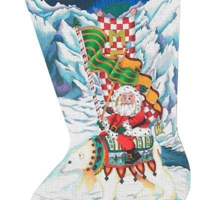 Polar Santa Stocking
