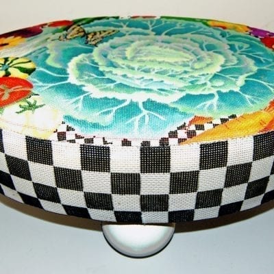 Bountiful Garden Footstool