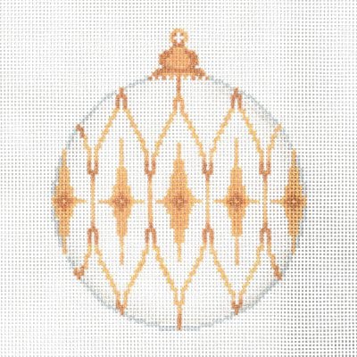 Christmas Ball Gold/White