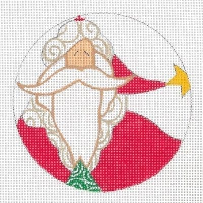 The 3 Trees Santa Ornament