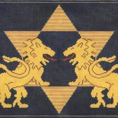 Lions With Striped Star Tallis