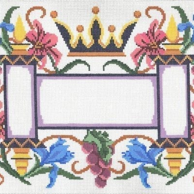 Crown Torah Vines Pink Tallis