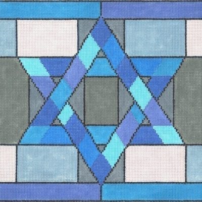 Mosaic Star Blue Tallis