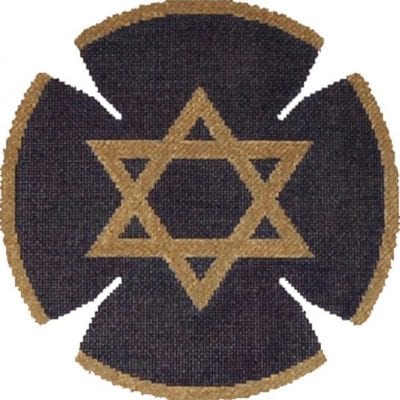 Geometric Background Yarmulke