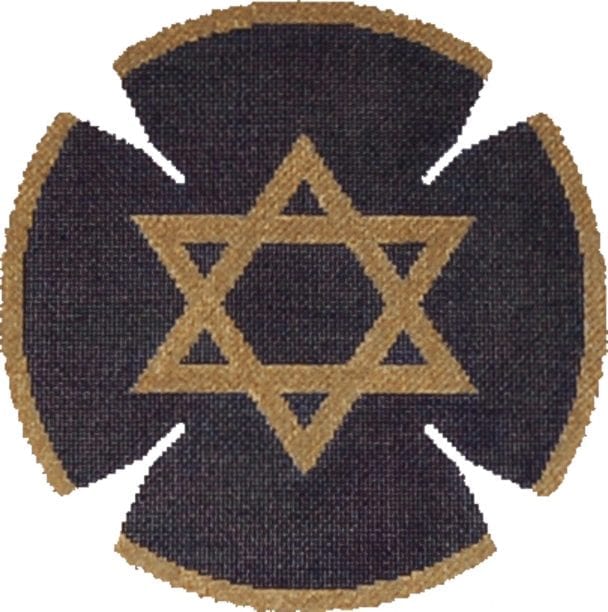 Geometric Background Yarmulke