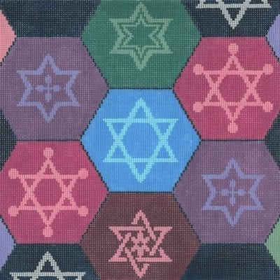 Hexagon Stars Quilt Tallis