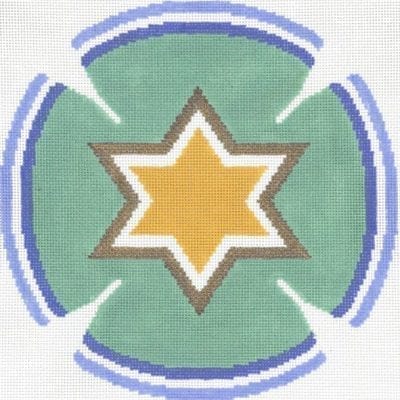 Gold Star Yarmulke