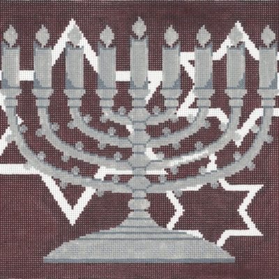 Chanukah Menorah Tallis