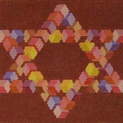 Cubes/Red Background Tallis