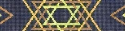 Woven Stars Gold/Navy Atarah