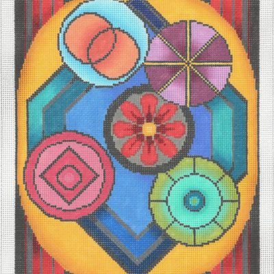 Geometric / Floral Purse 2