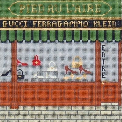 French Scenes - Shoe Store Front