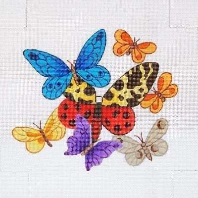 Wall Clock - Butterflies