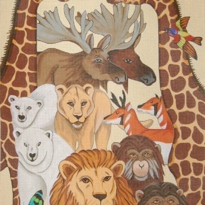 Animal Pairs Wall Hanging