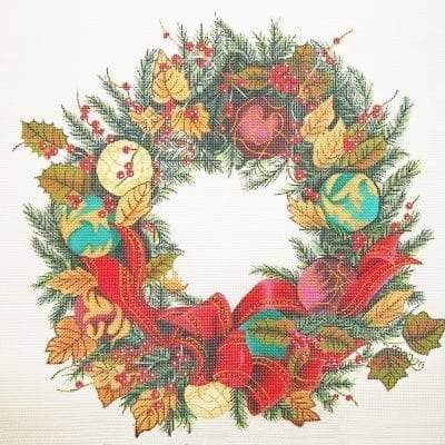 Christmas Ornament Wreath