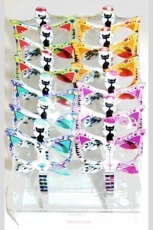 Bohin "Cat" Design 3.5" Scissors 12-piece Display Set