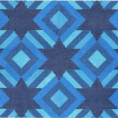 Diamond Star Blue Tefillin
