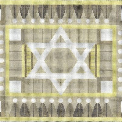 Geo Border Taupe Tallis