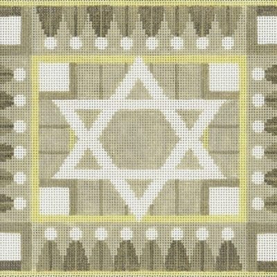 Geo Border Taupe Tefillin