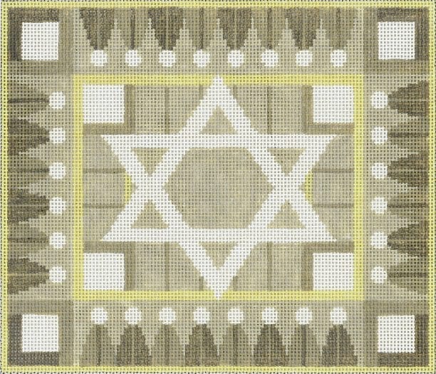 Geo Border Taupe Tefillin