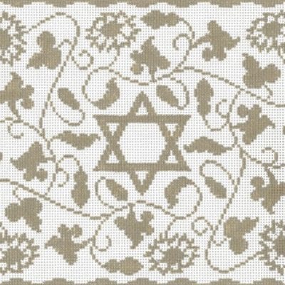 Vine Floral Taupe Tefillin