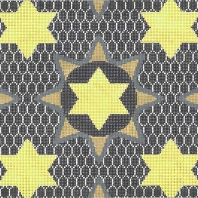 Medallion Star Taupe Tallis