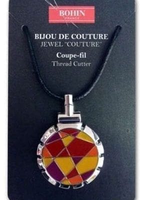 Bohin Thread Cutter - Quilt Orange/Fuchsia