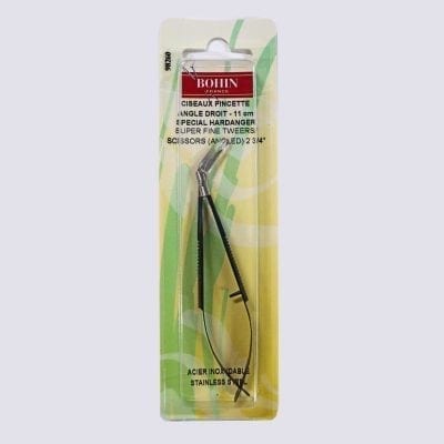 Bohin Tweezers Sciss Hardanger Blk 23/4