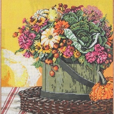 Floral with Gourd