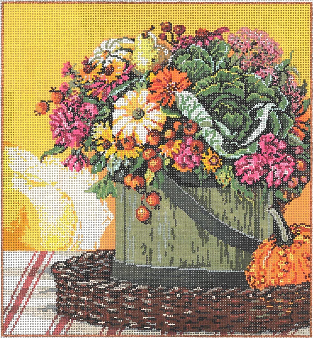 Floral with Gourd