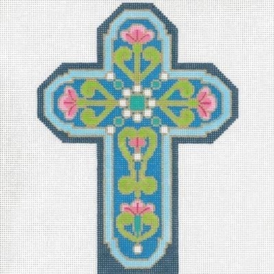 Cross Blue/Lime/Pink