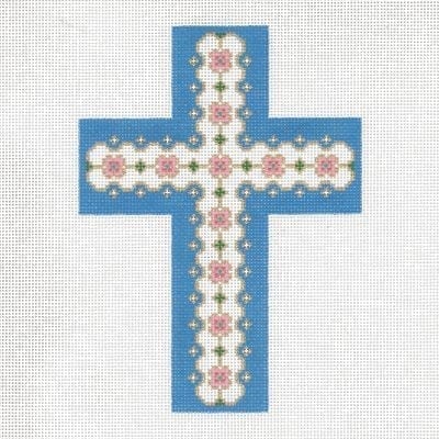Cross Blue/Pink/Gold